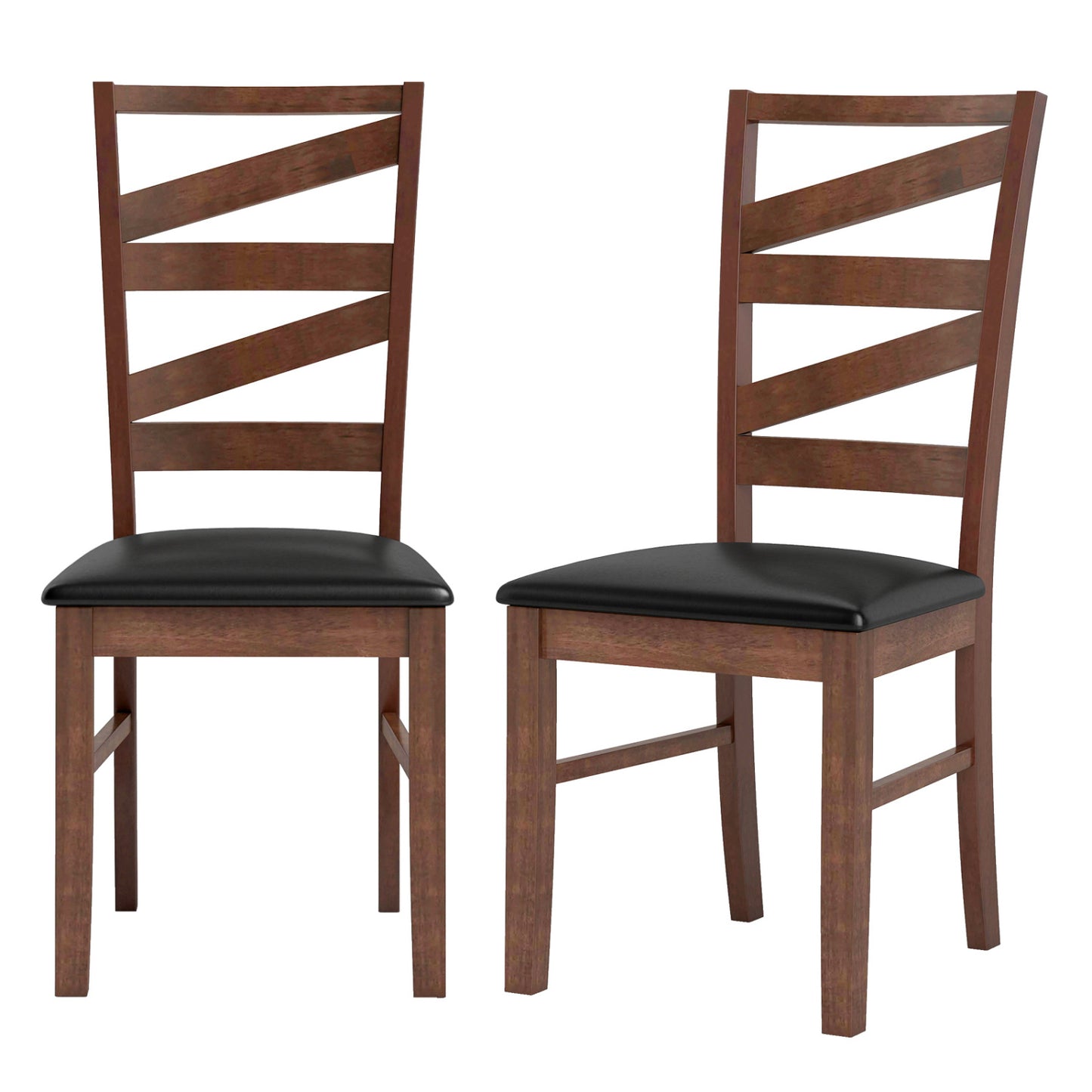 Dining Chairs Set of 2 with Rubber Wood Legs