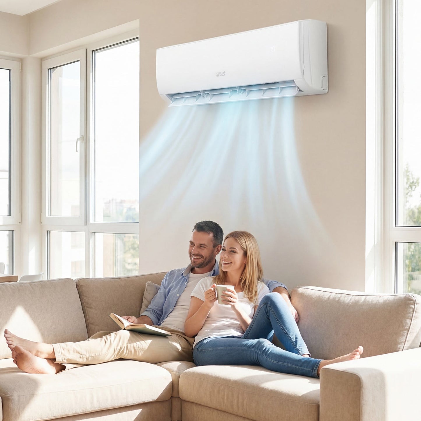 18000 BTU Mini Split Air Conditioner & Heater with WiFi