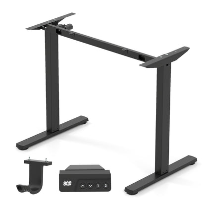 Electric Standing Desk Frame Height Adjustable Computer Desk Base with LED Display
