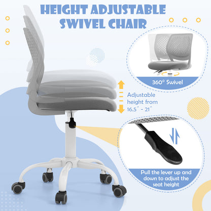 Kids Desk Chair with Adjustable Height and Mesh Back