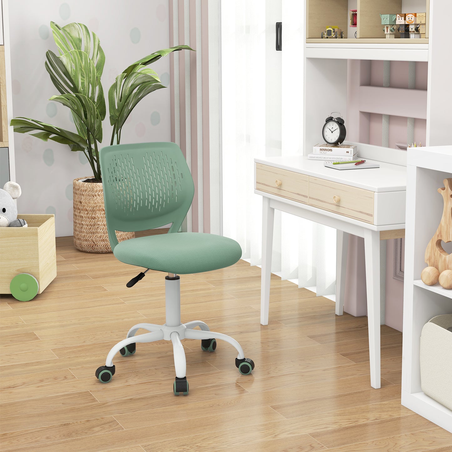Kids Desk Chair with Adjustable Height and Mesh Back