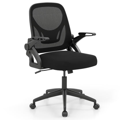 Ergonomic Office Chair with Lumbar Support and Flip-Up Arms