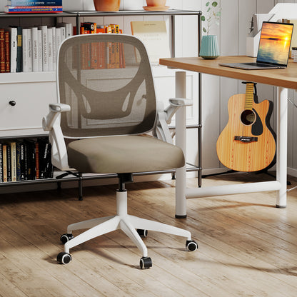 Ergonomic Office Chair with Lumbar Support and Flip-Up Arms