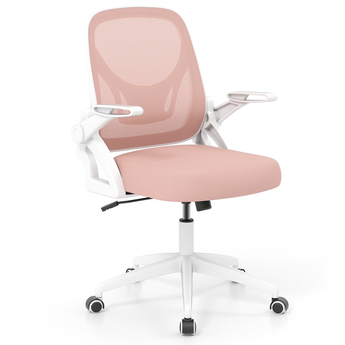 Ergonomic Office Chair with Lumbar Support and Flip-Up Arms