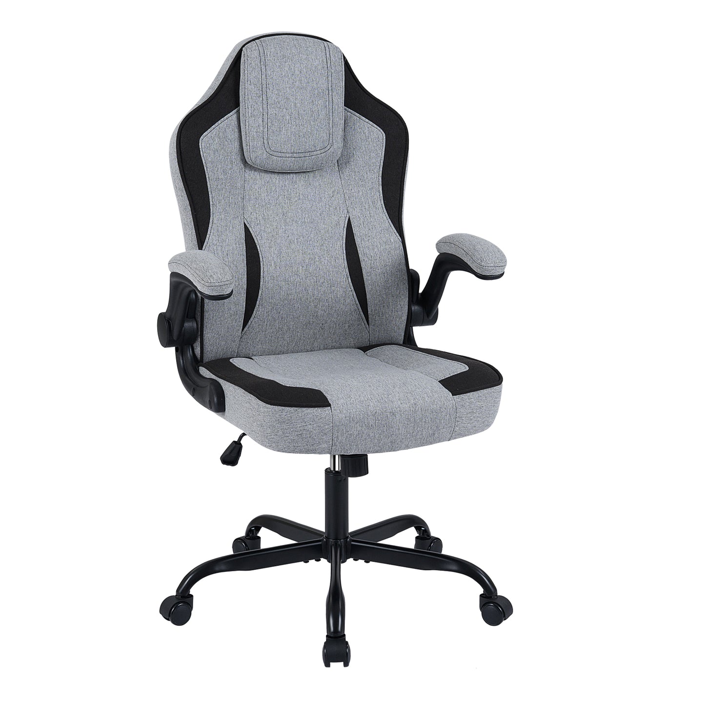Ergonomic Office Chair with Flip-Up Armrests and Lumbar Support