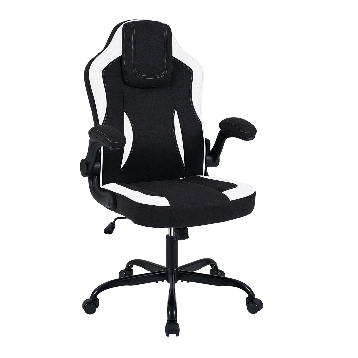Ergonomic Office Chair with Flip-Up Armrests and Lumbar Support