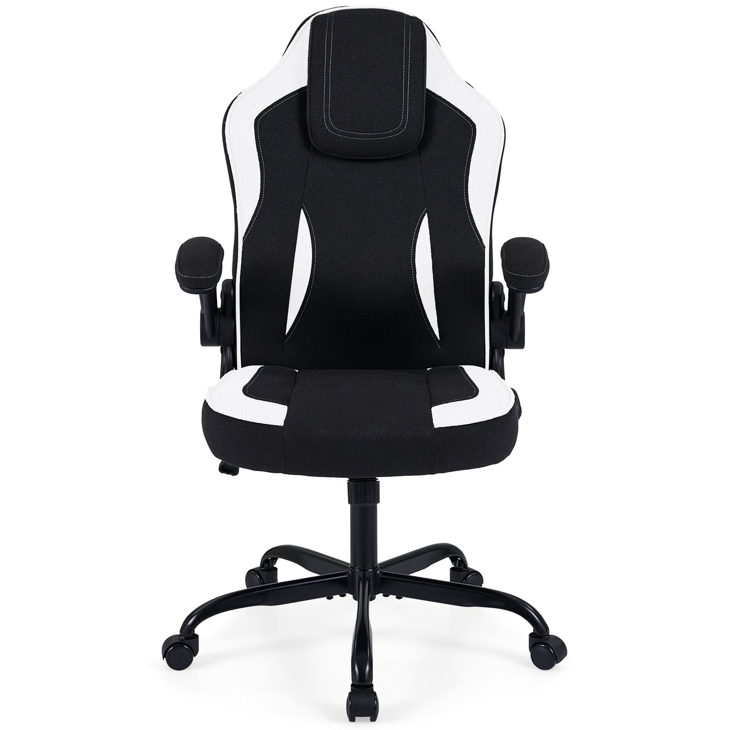 Ergonomic Office Chair with Flip-Up Armrests and Lumbar Support