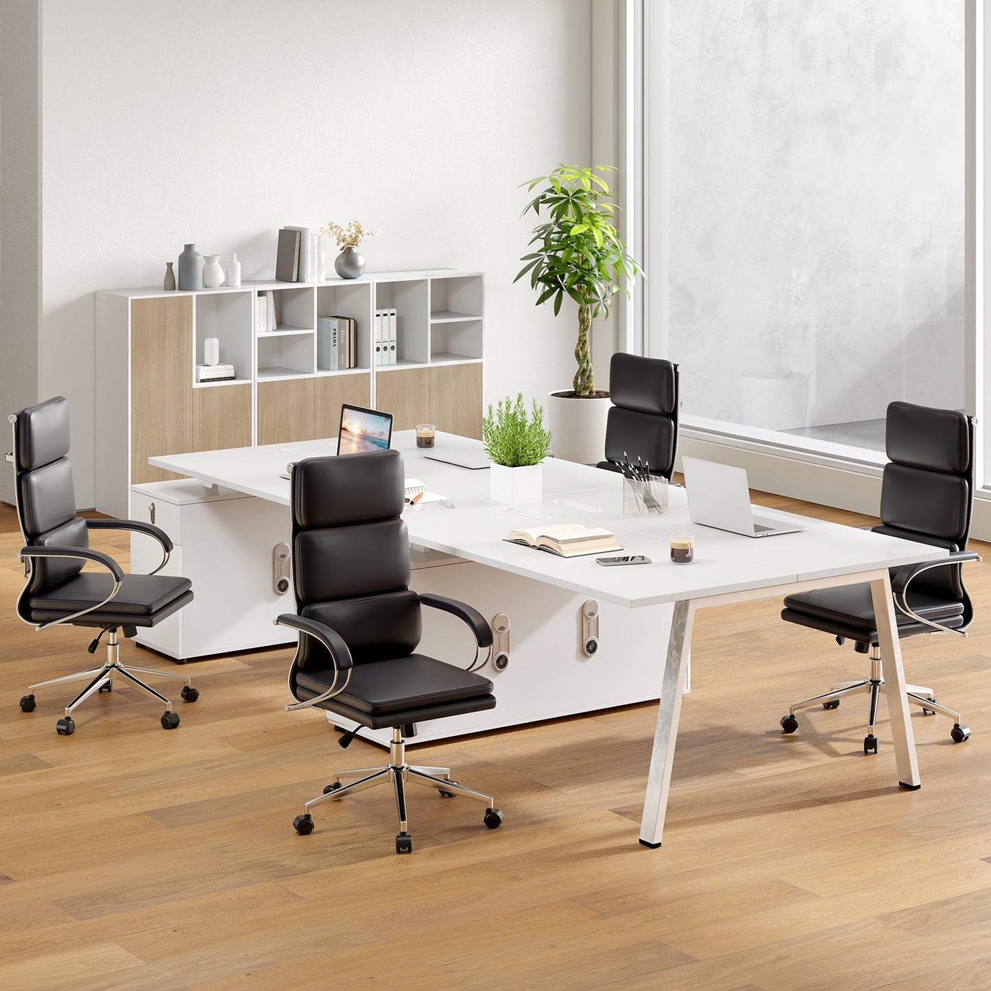 Ergonomic Office Chair with Adjustable Height and Lumbar Support