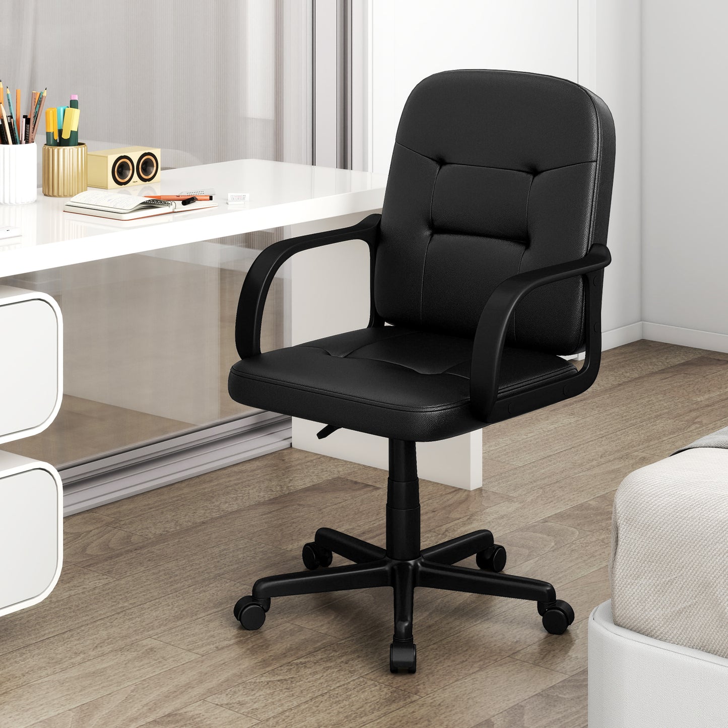 Ergonomic Executive Office Chair with High Back Support