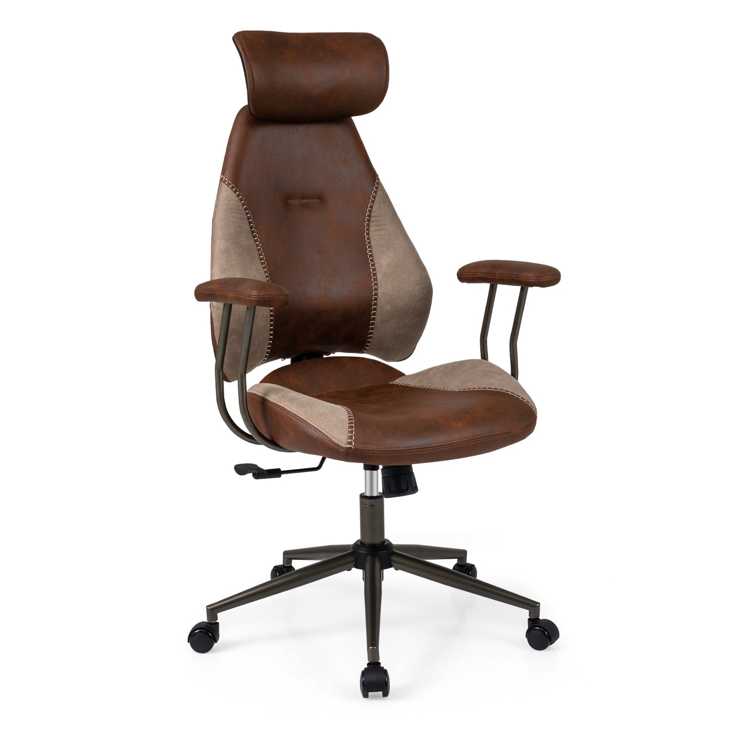 Ergonomic Office Chair with 2D Headrest & Rocking Backrest