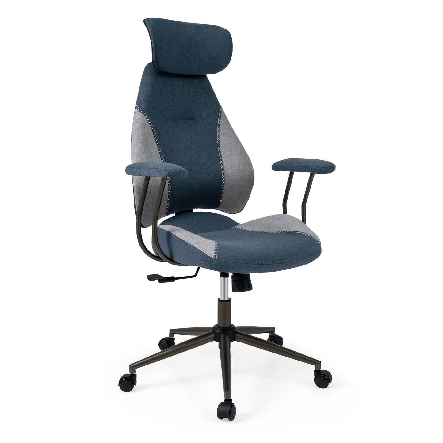 Ergonomic Office Chair with 2D Headrest & Rocking Backrest
