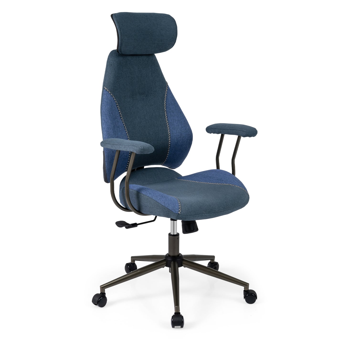 Ergonomic Office Chair with 2D Headrest & Rocking Backrest