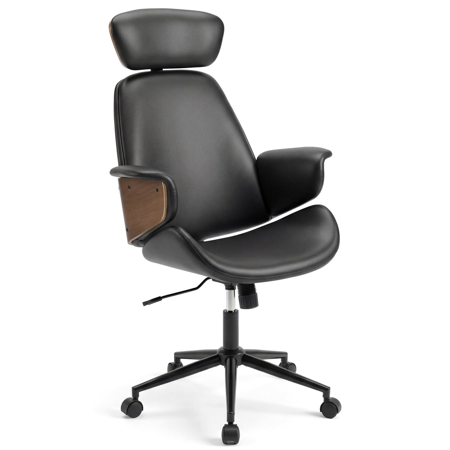 Ergonomic Office Chair with Adjustable Headrest and Lumbar Support