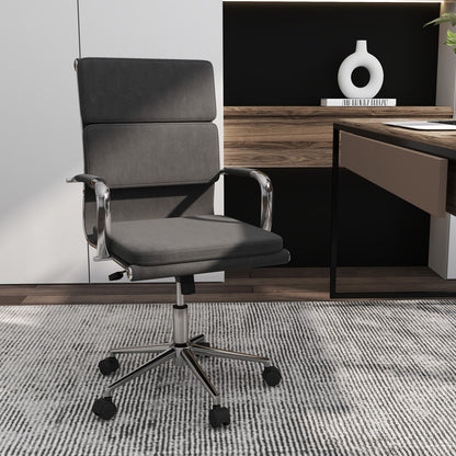 Ergonomic Office Chair with Rocking Backrest and Adjustable Height