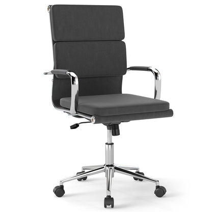 Ergonomic Office Chair with Rocking Backrest and Adjustable Height