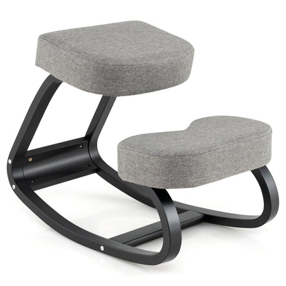 Ergonomic Rocking Kneeling Chair with Padded Cushions