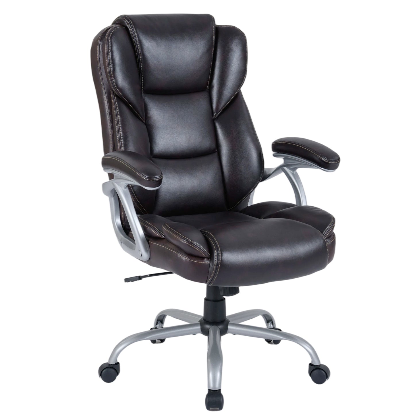Executive Office Chair with Padded Armrests - Ergonomic