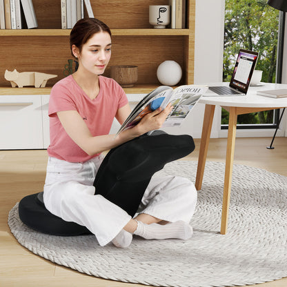 Adjustable Floor Gaming Chair with Headrest - 310 lbs Capacity