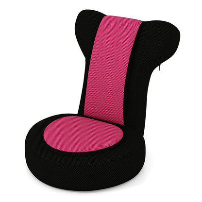 Adjustable Floor Gaming Chair with Headrest - 310 lbs Capacity