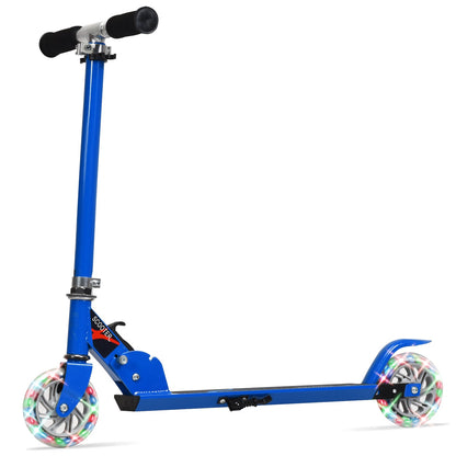 Folding Aluminum Kids Kick Scooter with LED Lights