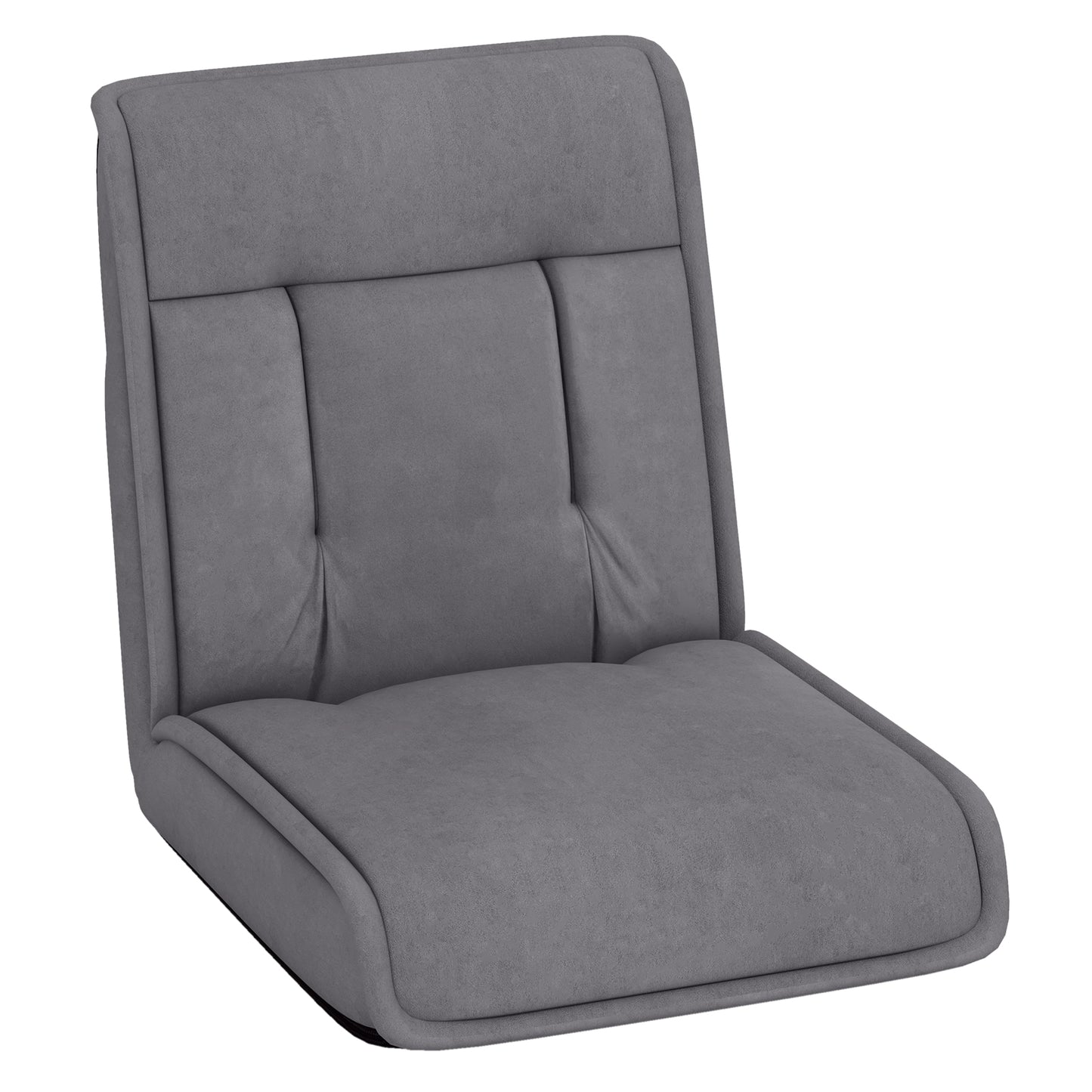 Folding Floor Chair with 14-Position Adjustable Backrest