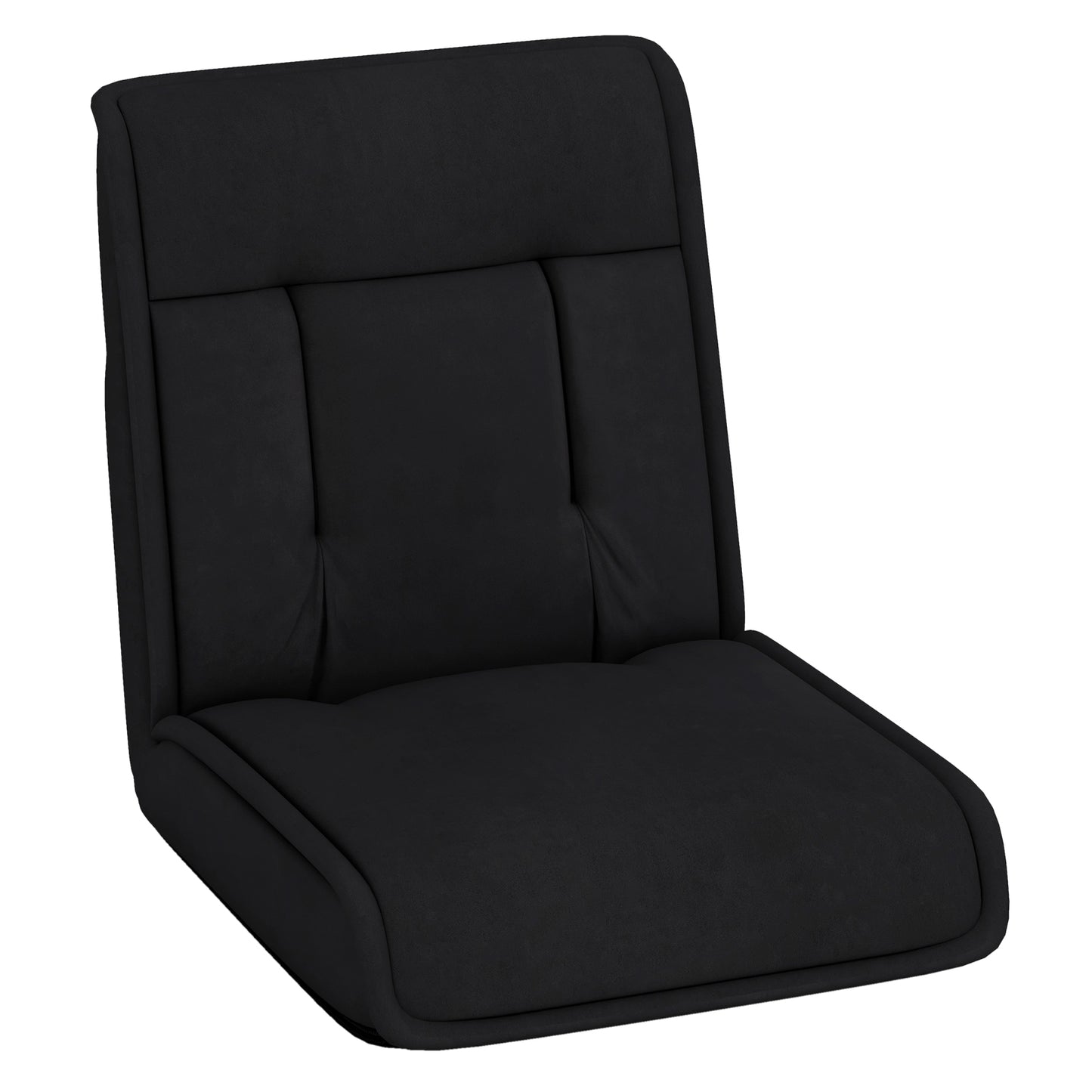 Folding Floor Chair with 14-Position Adjustable Backrest