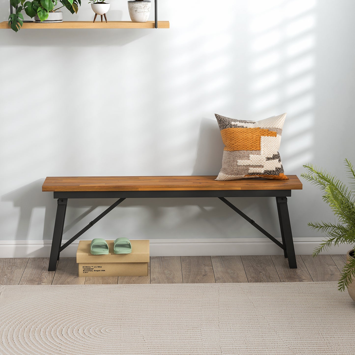 Folding Picnic Bench Set - Acacia Wood Outdoor Seating
