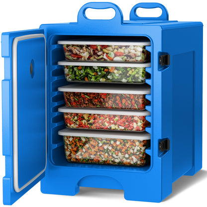 81 Quart Capacity End-loading Insulated Food Pan Carrier with Handles