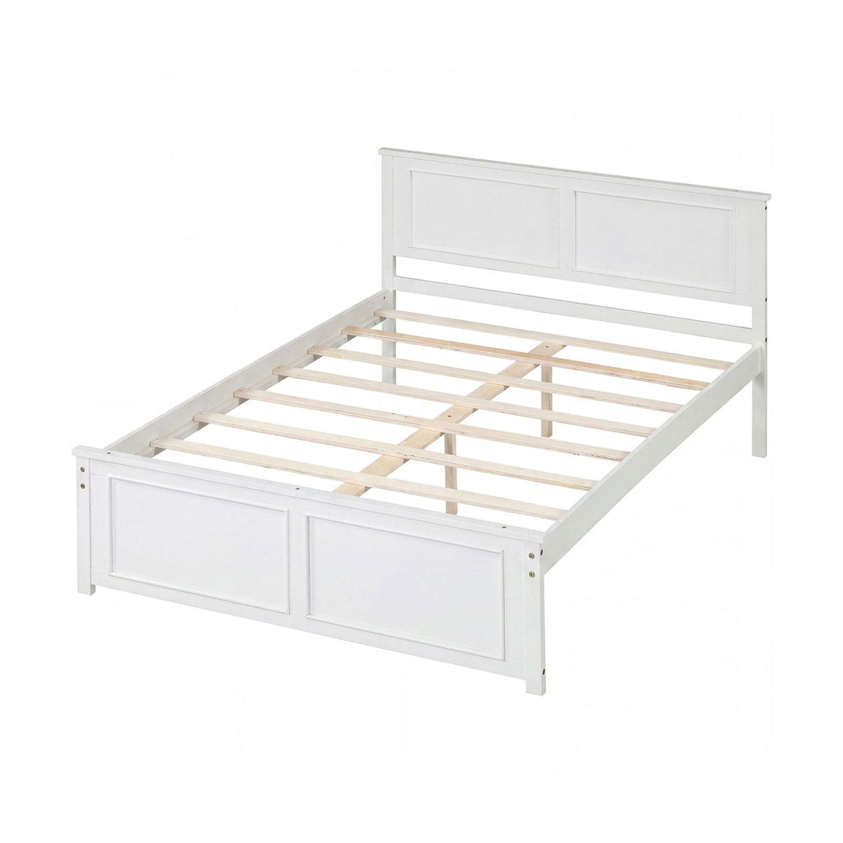 Twin Size Platform Bed Frame with Headboard