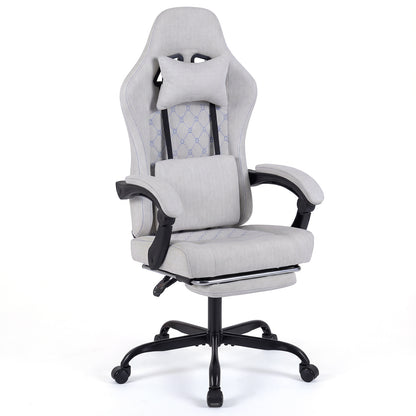 Gaming Chair with Adjustable Height & Reclining Backrest