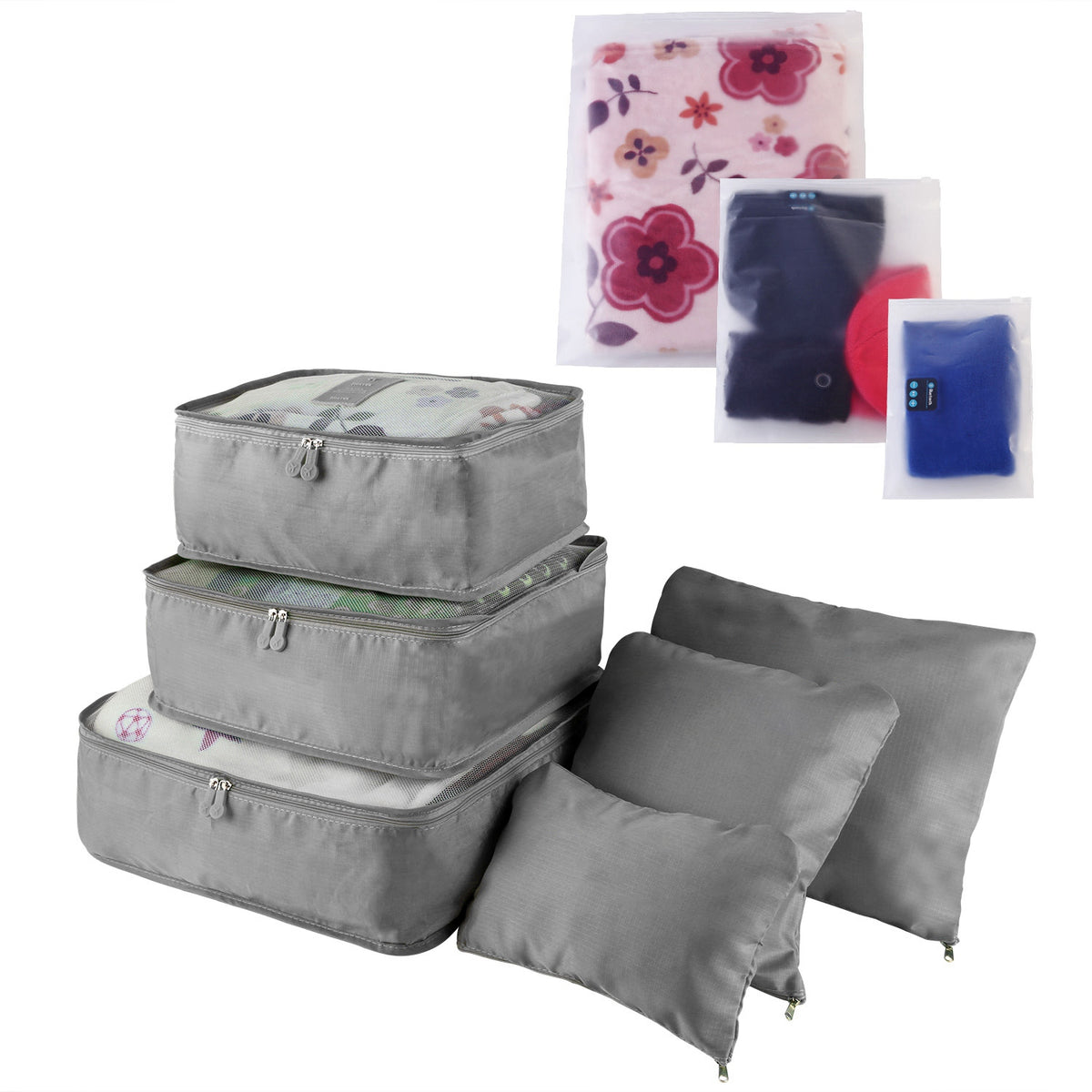 HG_9PcsClothesStorageBag(Gray)_GPCT1234