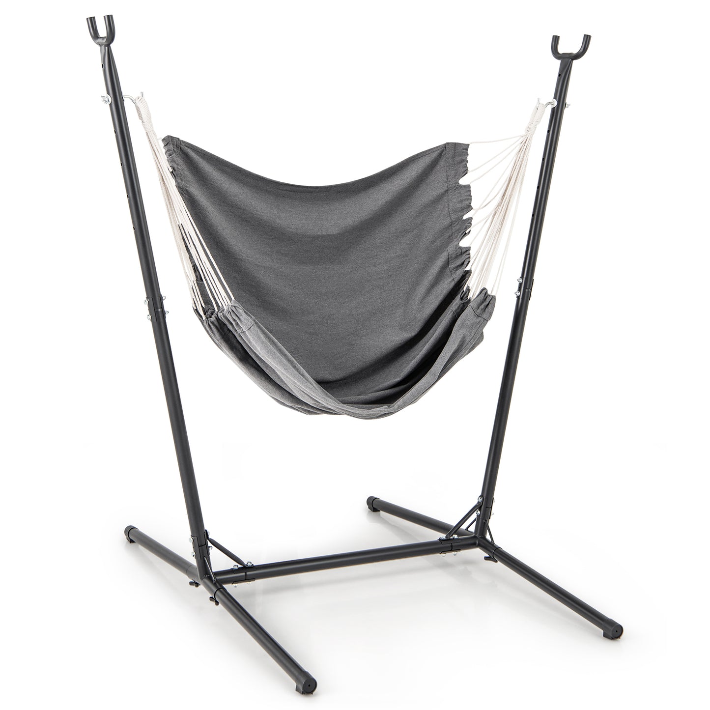 Hammock Chair with Stand 6-Position Adjustable Height
