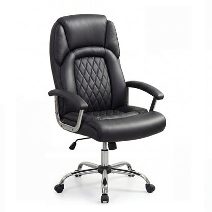 Big and Tall Office Chair with Lumbar Support & Metal Base