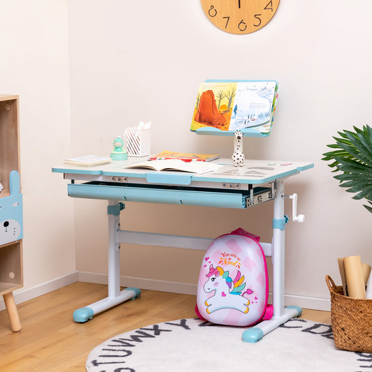 Kids Desk with Adjustable Height and Tilt Desktop