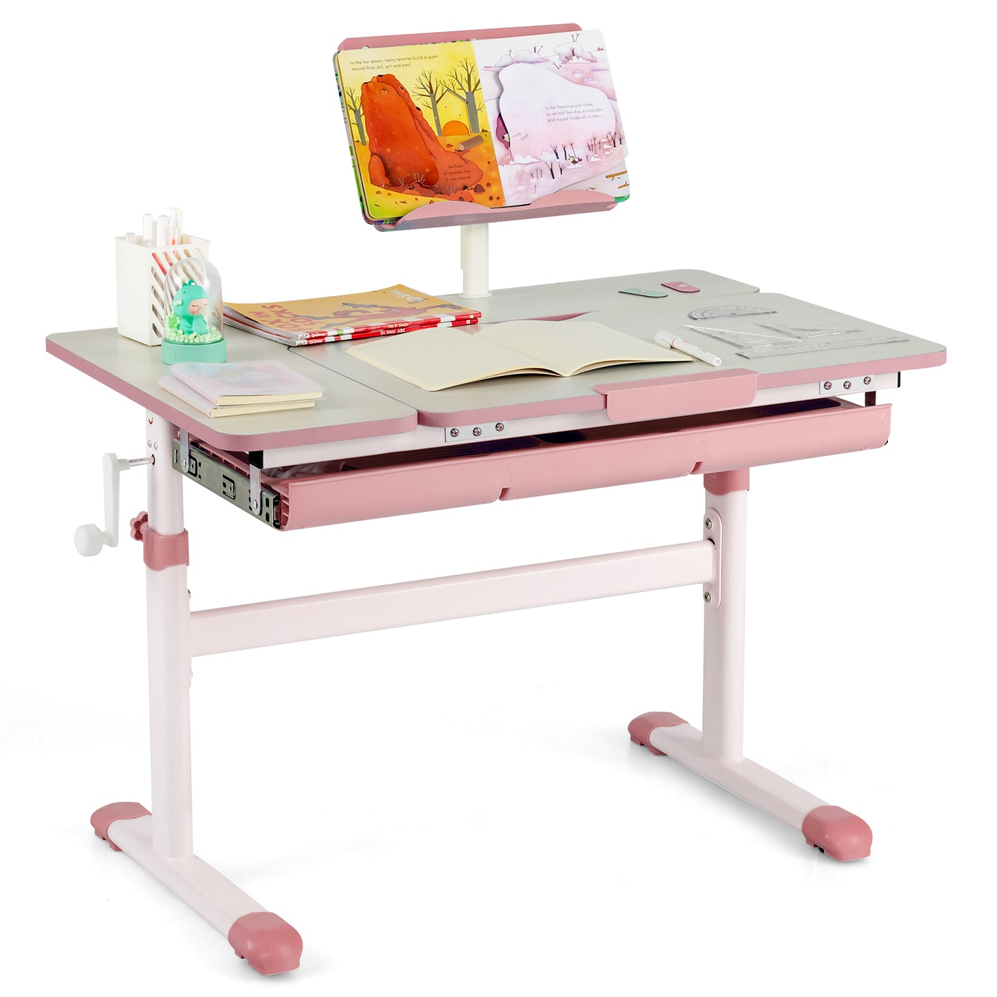 Kids Desk with Adjustable Height and Tilt Desktop