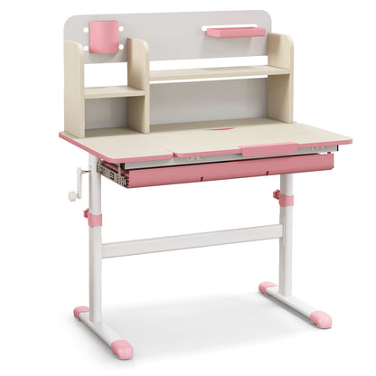 Kids Study Desk with Adjustable Height & Tilt Desktop