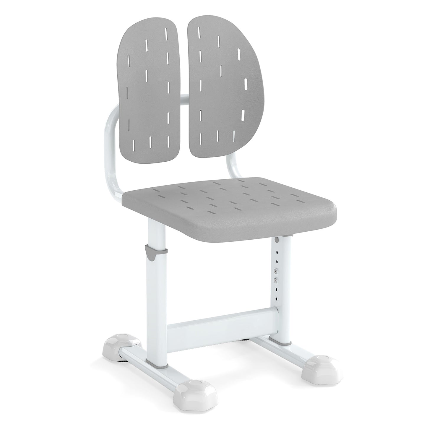 Height-Adjustable Kids Study Chair with Double Back Support