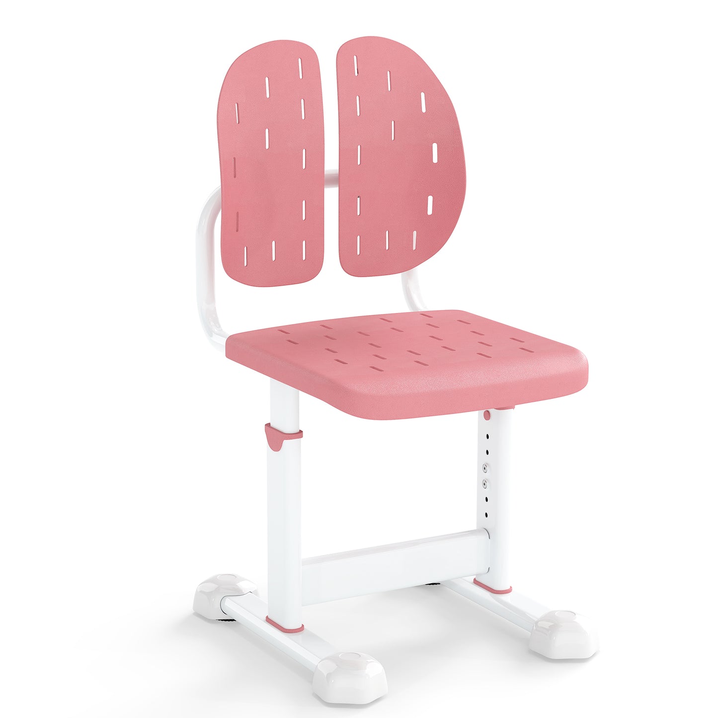 Height-Adjustable Kids Study Chair with Double Back Support