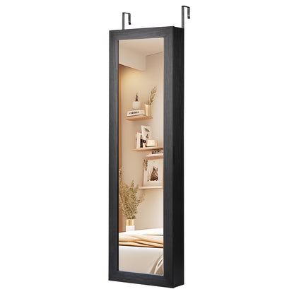 Wall Mounted Jewelry Armoire with Full-Length Mirror