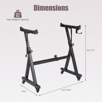 Adjustable Keyboard Stand for 49-88 Key Electric Pianos
