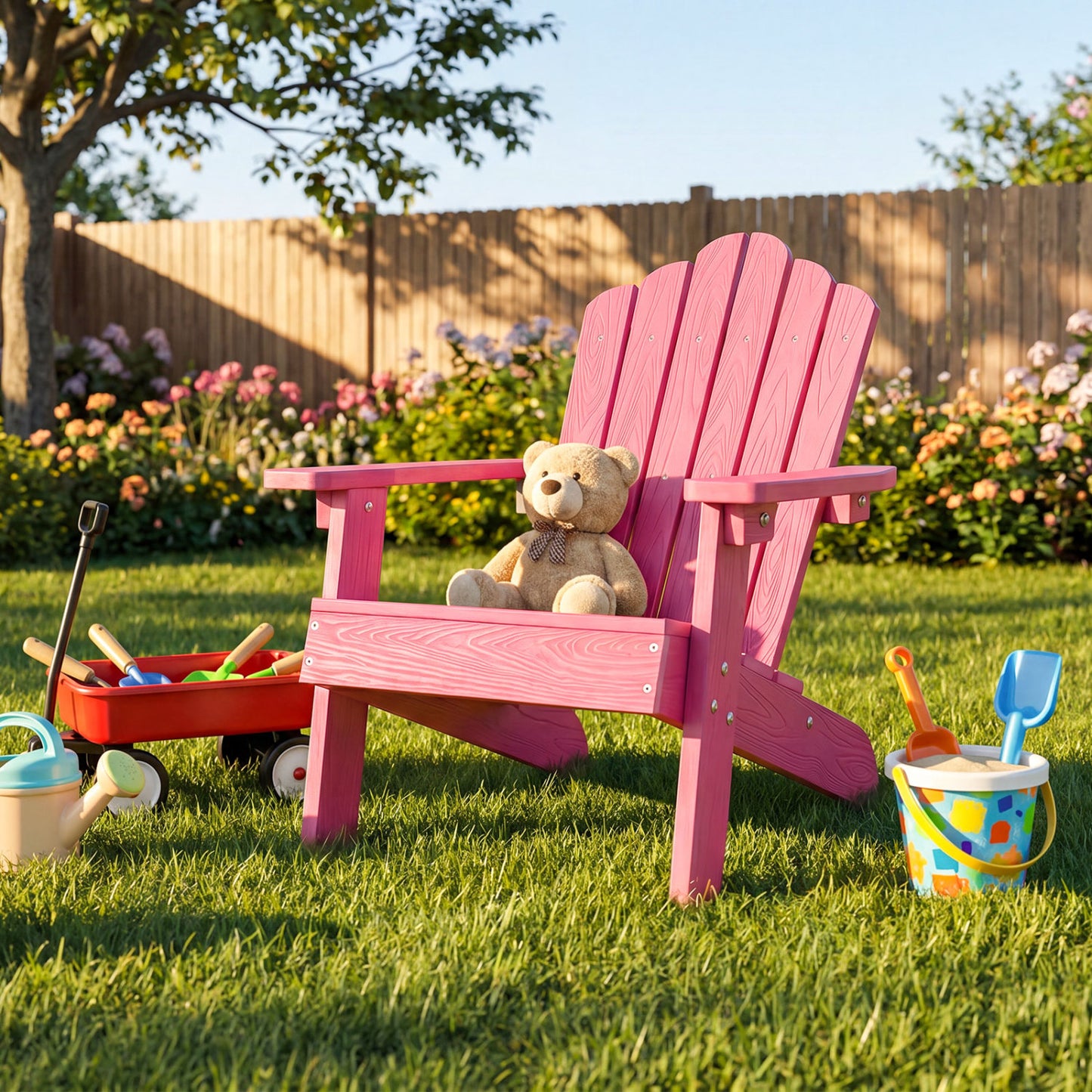 Kids Adirondack Chair All-Weather Outdoor Seating