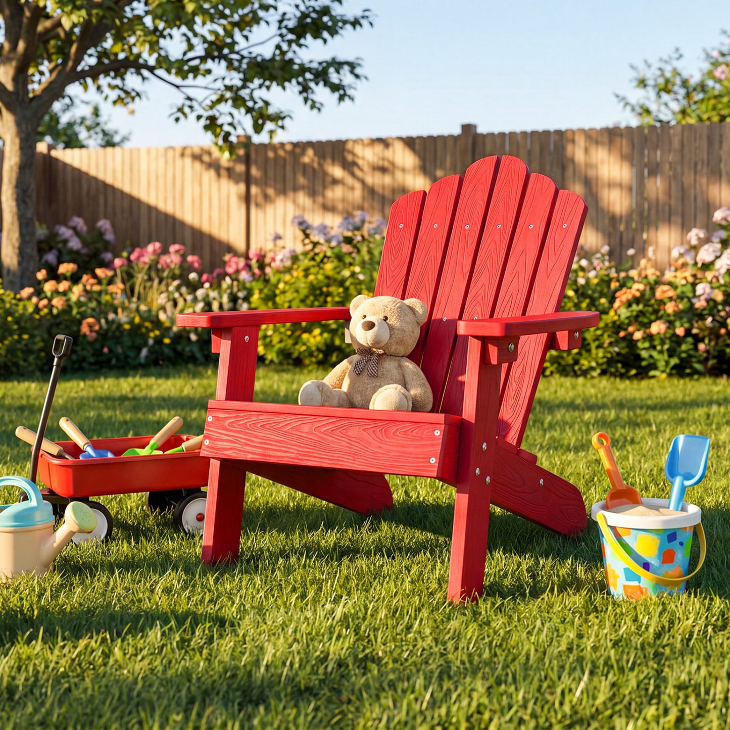 Kids Adirondack Chair All-Weather Outdoor Seating