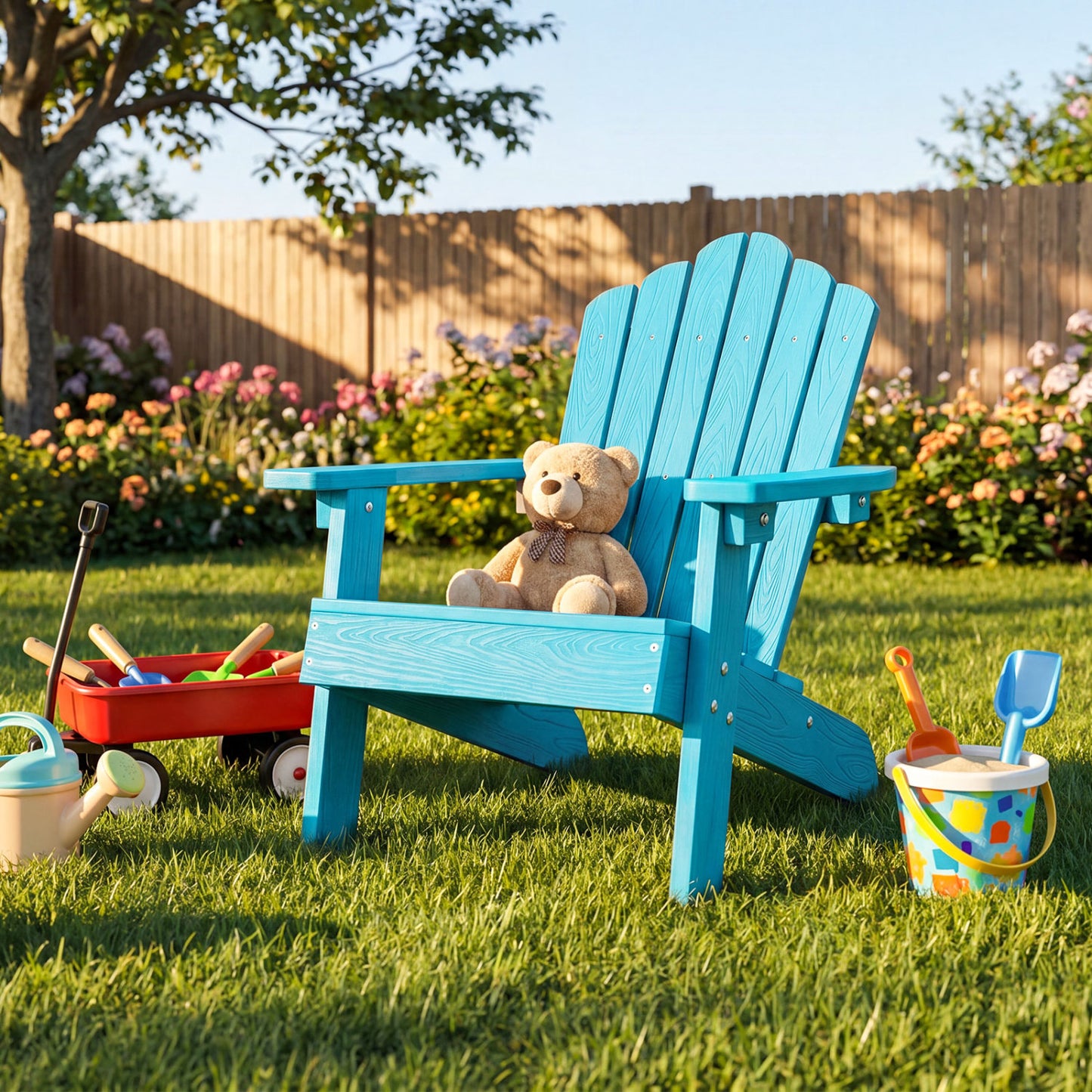 Kids Adirondack Chair All-Weather Outdoor Seating