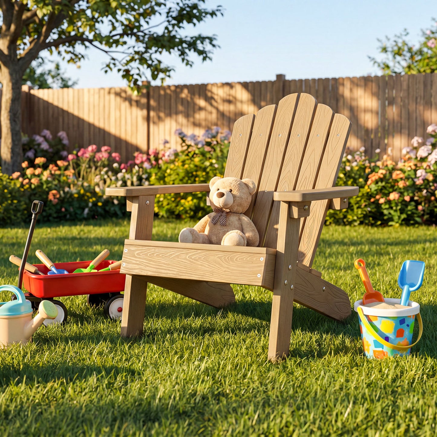 Kids Adirondack Chair All-Weather Outdoor Seating