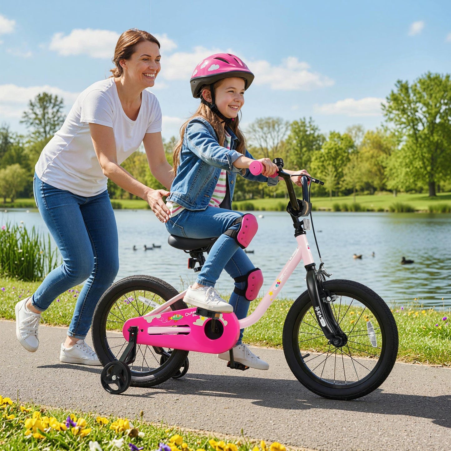 Kids Bike for 3-7 Years Old Boys and Girls 12/14/16-Inch Children Bicycle