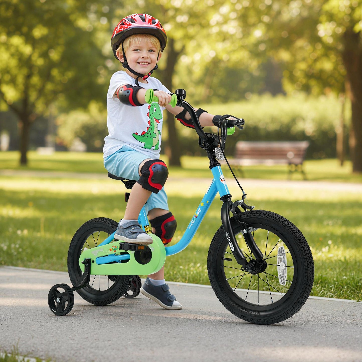 Kids Bike for 3-7 Years Old Boys and Girls 12/14/16-Inch Children Bicycle Blue