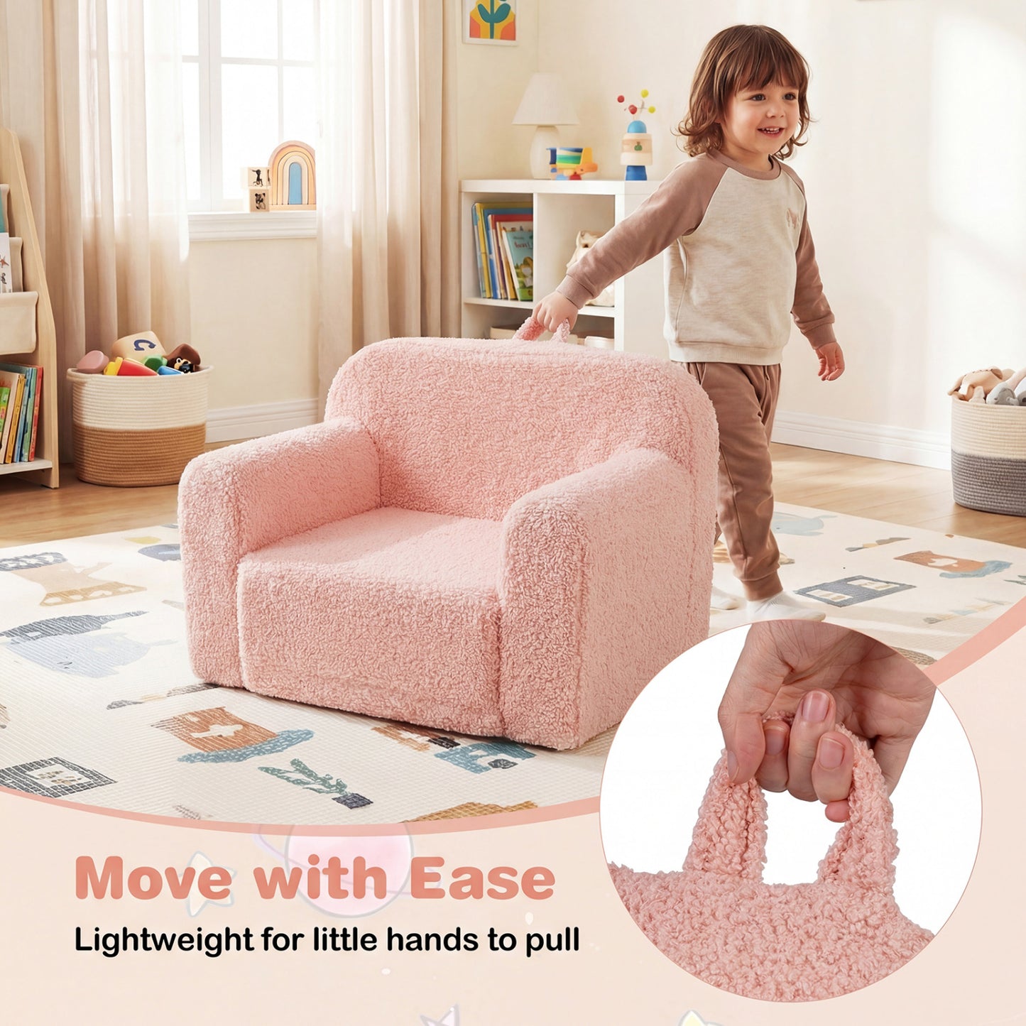 Toddler Sofa Chair with Removable Washable Cover