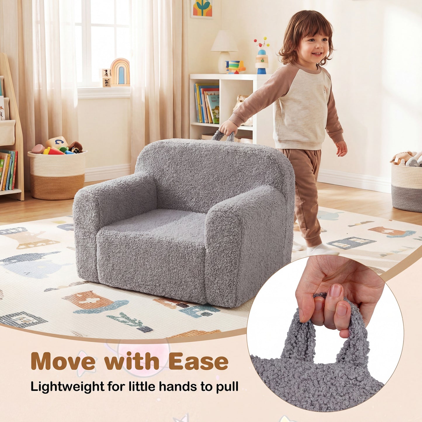 Toddler Sofa Chair with Removable Washable Cover
