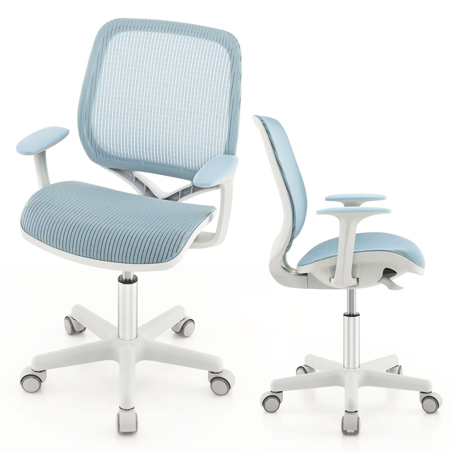Kids Swivel Mesh Computer Chair with Adjustable Height
