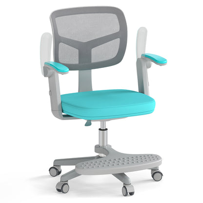 Kids Desk Chair with Adjustable Height and Footrest